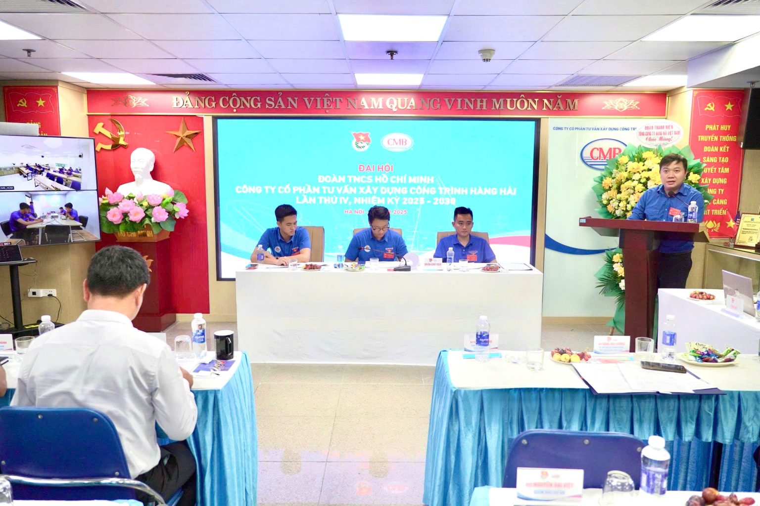 ĐẠI HỘI ĐOÀN TNCS HỒ CHÍ MINH CÔNG TY CỔ PHẦN TƯ VẤN XÂY DỰNG CÔNG TRÌNH HÀNG HẢI LẦN THỨ IV, NHIỆM KỲ 2025 – 2030