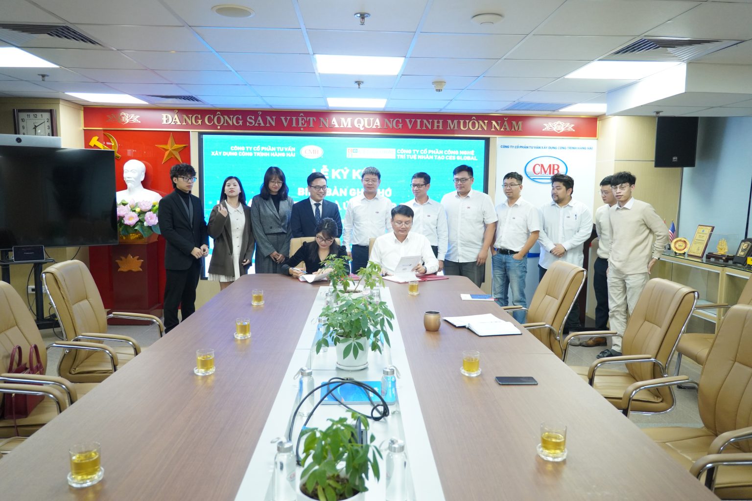 CMB – KÍ KẾT HỢP TÁC VỚI CÔNG TY CỔ PHẦN CÔNG NGHỆ TRÍ TUỆ NHÂN TẠO CES GLOBAL