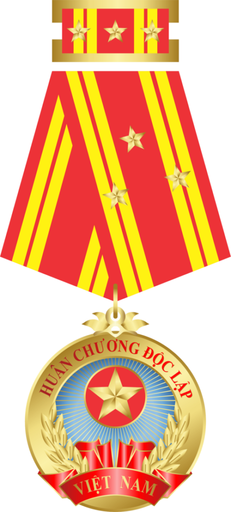 Huân chương Độc lập
hạng nhì năm 2021