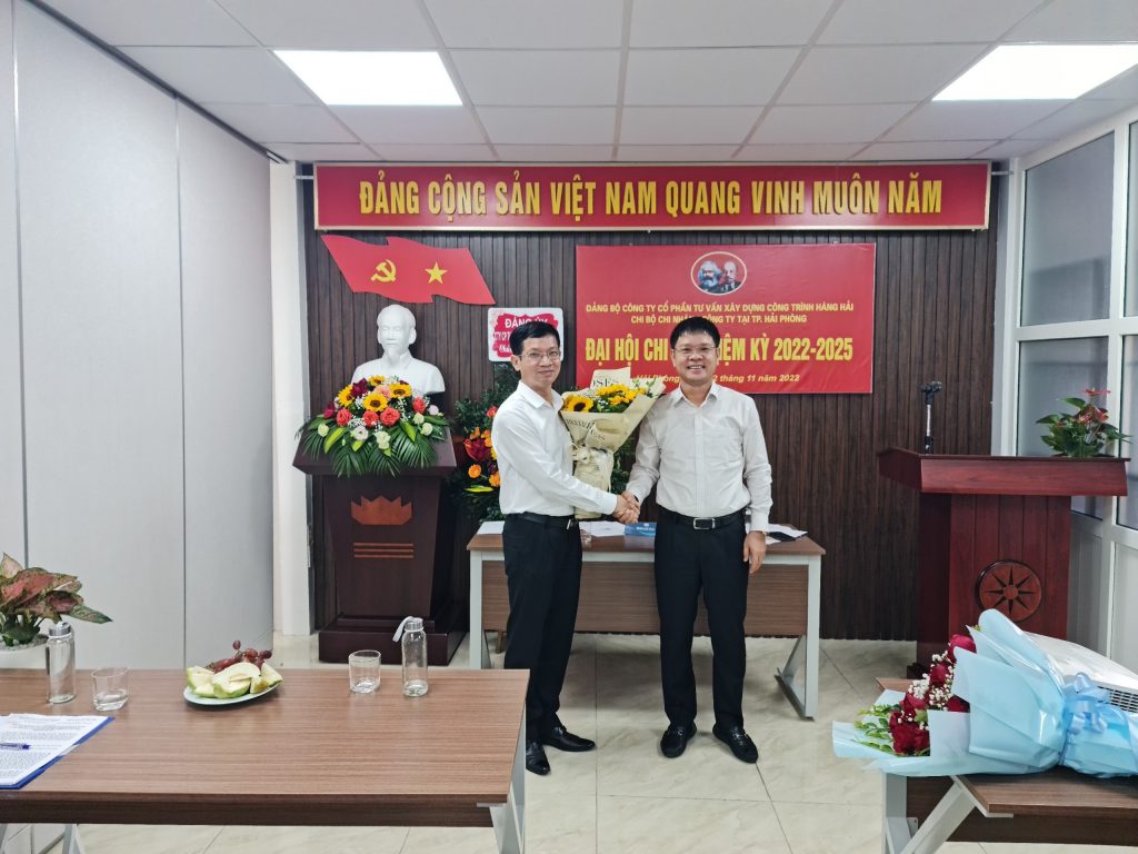 ĐẠI HỘI CHỊ BỘ CHI NHÁNH CÔNG TY TẠI THÀNH PHỐ HẢI PHÒNG NHIỆM KỲ 2022 – 2025