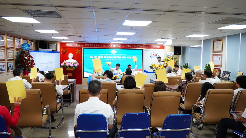 CMB – TỔ CHỨC ĐẠI HỘI ĐỒNG CỔ ĐÔNG THƯỜNG NIÊN NĂM 2023