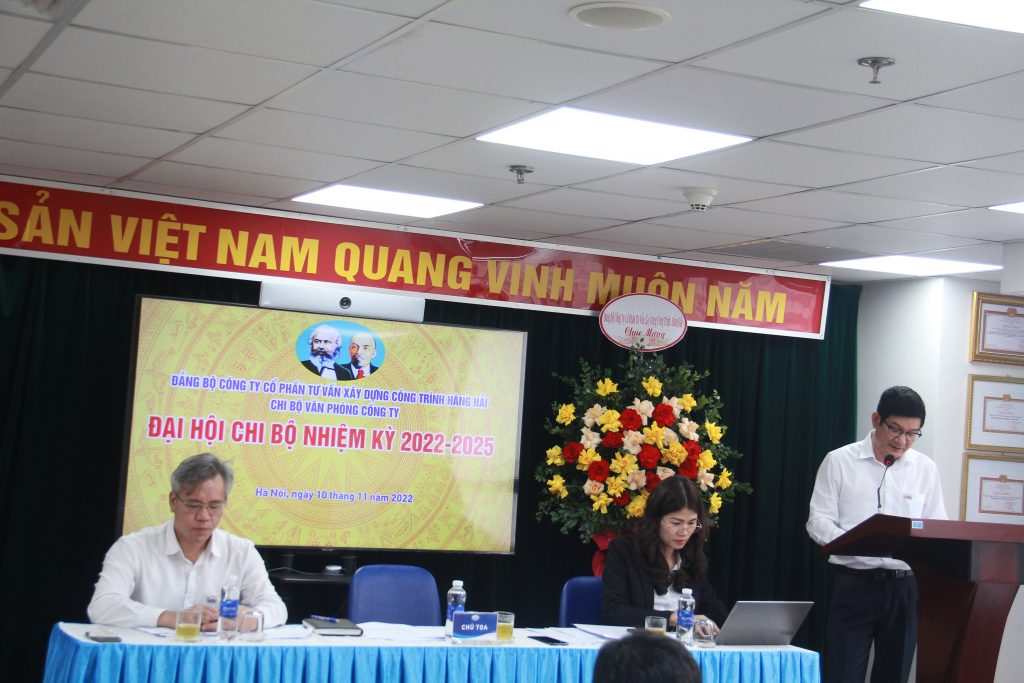 ĐẠI HỘI CHI BỘ VĂN PHÒNG NHIỆM KỲ 2022 – 2025