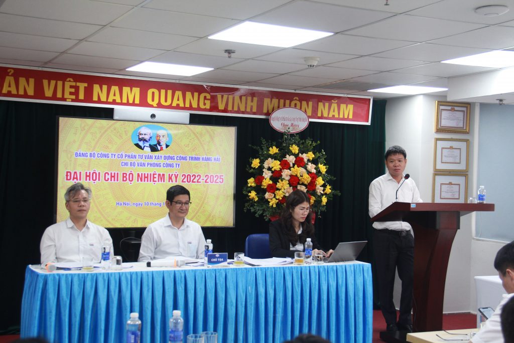ĐẠI HỘI CHI BỘ VĂN PHÒNG NHIỆM KỲ 2022 – 2025