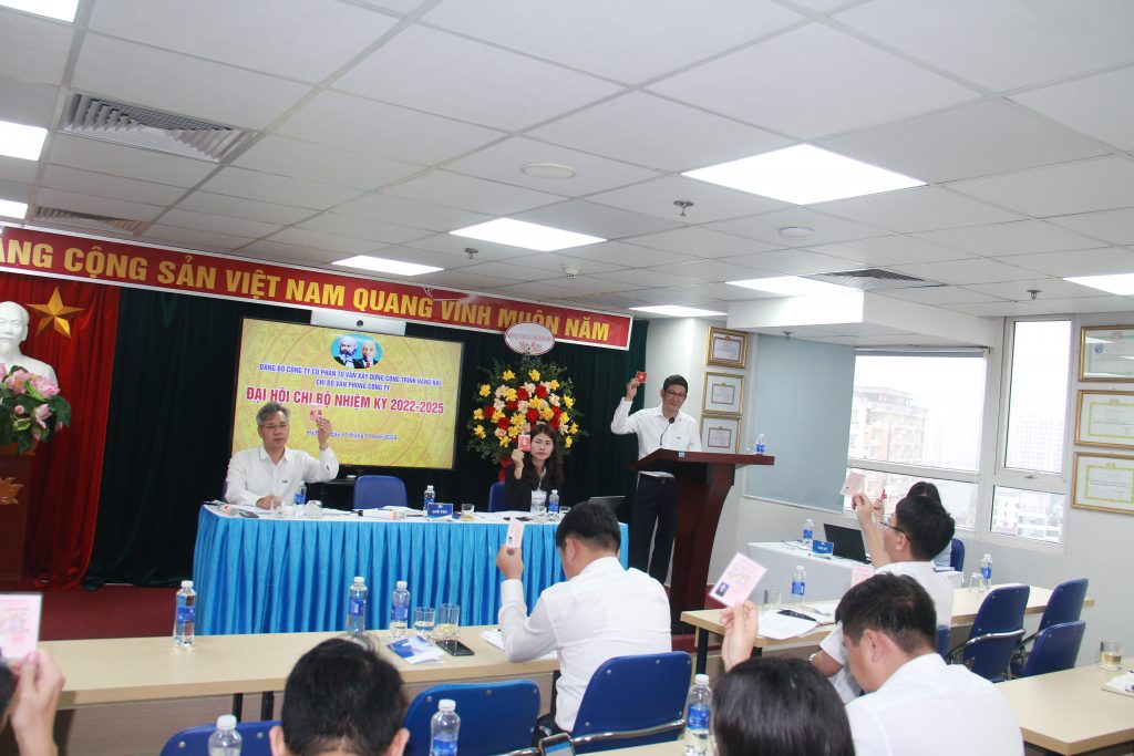 ĐẠI HỘI CHI BỘ VĂN PHÒNG NHIỆM KỲ 2022 – 2025