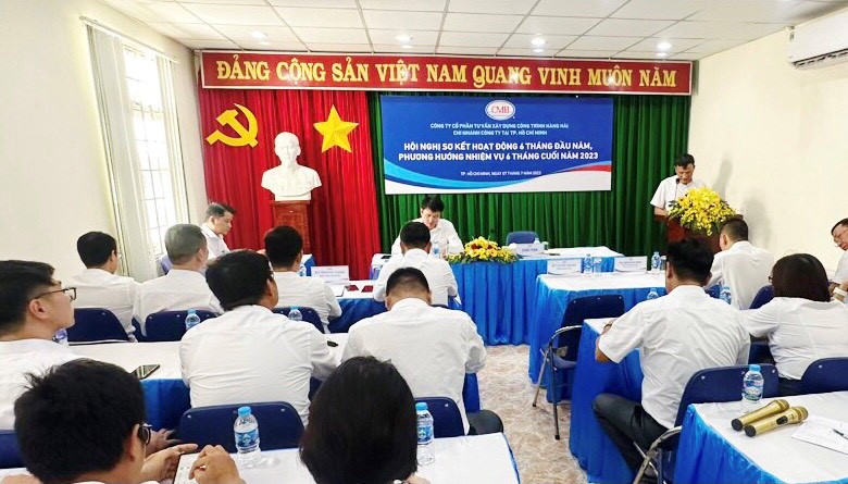 CHI NHÁNH CÔNG TY TẠI THÀNH PHỐ HỒ CHÍ MINH SƠ KẾT HOẠT ĐỘNG 6 THÁNG ĐẦU NĂM VÀ TRIỂN KHAI NHIỆM VỤ 6 THÁNG CUỐI NĂM 2023