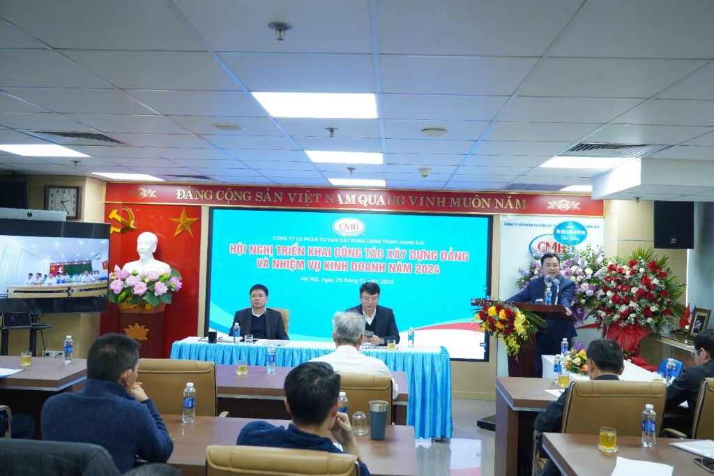 CMB TỔ CHỨC HỘI NGHỊ TRIỂN KHAI CÔNG TÁC XÂY DỰNG ĐẢNG VÀ NHIỆM VỤ KINH DOANH NĂM 2024