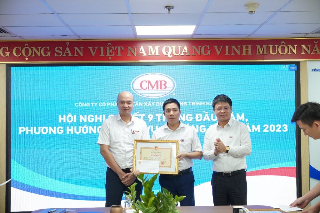 CMB TỔ CHỨC HỘI NGHỊ SƠ KẾT HOẠT ĐỘNG 9 THÁNG ĐẦU NĂM, PHƯƠNG HƯỚNG NHIỆM VỤ 3 THÁNG CUỐI NĂM 2023