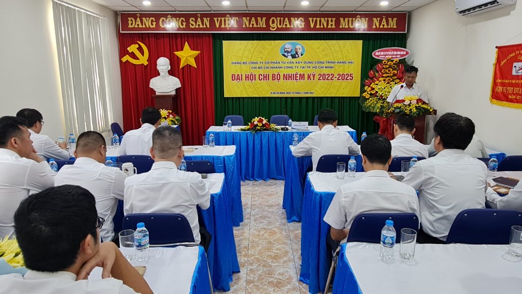 ĐẠI HỘI CHI BỘ CHI NHÁNH CÔNG TY TẠI THÀNH PHỐ HỒ CHÍ MINH NHIỆM KỲ 2022-2025